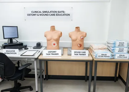 Clinical simulation training room