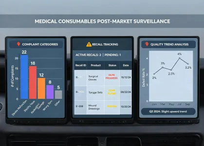 Post market surveillance dashboard