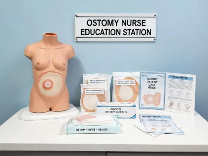 Ostomy nurse education station